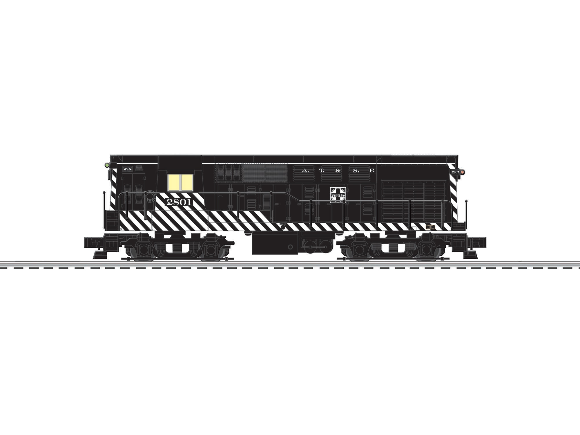 Santa Fe LEGACY H16-44 Diesel Locomotive #2807 Santa Fe LEGACY H16-44 Diesel Locomotive #2807
